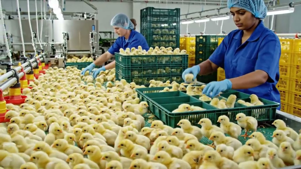 Chicken Mega Factory: Chicken Egg Incubation Technology - Broiler Raising Method & Process