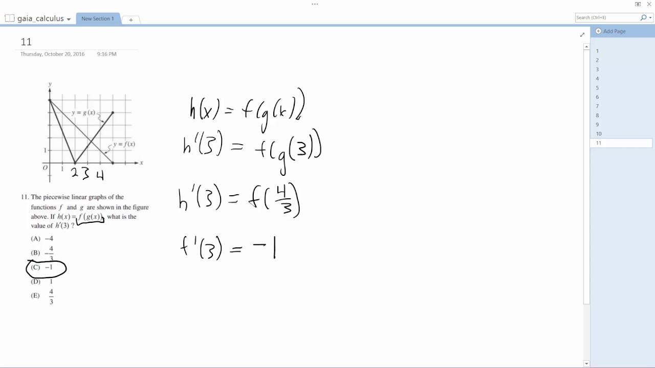 If H X F G X What Is The Value Of H 3 Youtube