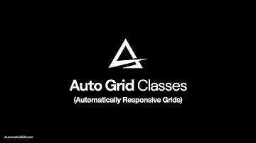 AUTOMATIC.CSS Auto GRID Utility Classes (Automatically Responsive Grids)