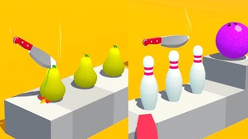 Slice it All! 🔥❤️‍🔥👩‍❤️‍💋‍👩 Very Satisfying And Relaxing ASMR Slicing Game