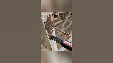 amazing video and work machines |  needle scaler or needle-gun is a tool used to remove rust