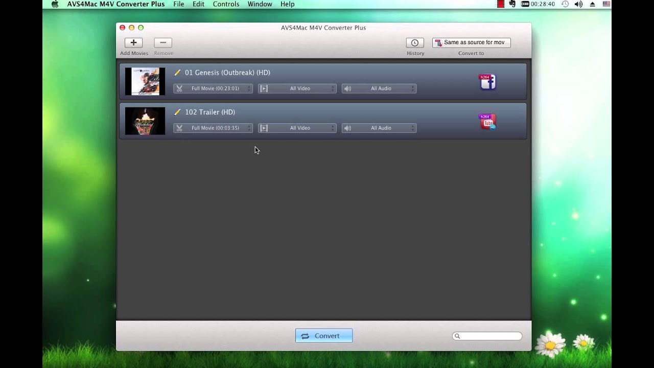share itunes m4v video clips on youtube or facebook by removing drm what is mv4 format