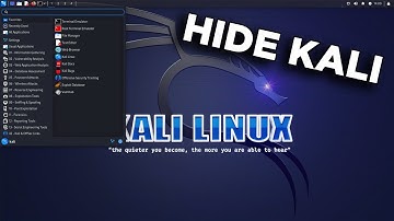 Hide Kali Linux Hacking Software and make it look like Windows 10