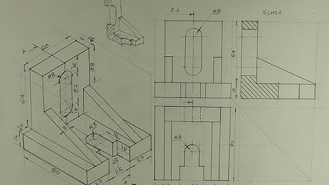 Sectional orthographic - Engineering drawing - Technical drawing