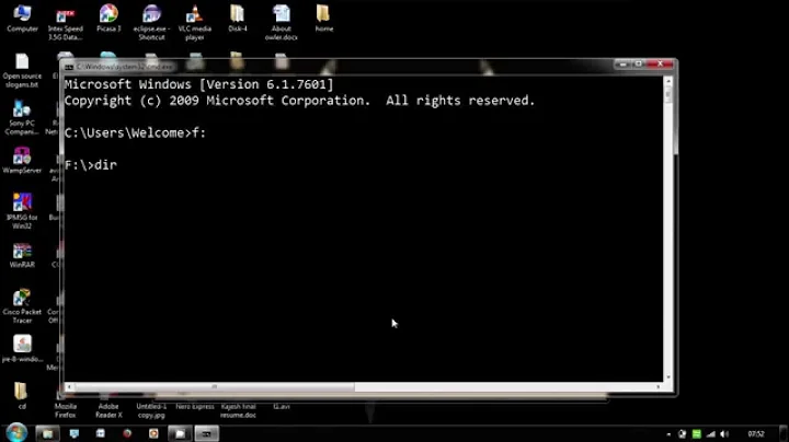 How to Rename the File using command prompt
