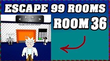 ROOM 36 ESCAPE 99 ROOMS Roblox Walkthrough [Full Guide English] 🗝️
