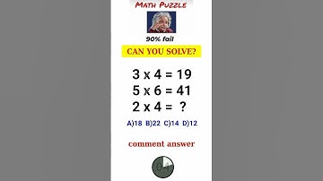 Can you find the missing number ❓90% Fail 😱 Math puzzle #math#reasoning #gaming #braintest #shorts