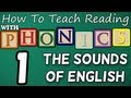 How to teach reading with phonics - 1/12 - The Alphabet & Letter Sounds - Learn English Phonics!