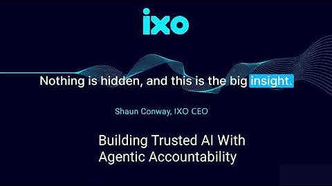 Building Trusted AI With Agentic Accountability
