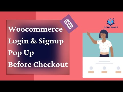 How To Add Login & Signup Page Pop Up  Before Checkout | Login & Signup Pop Up