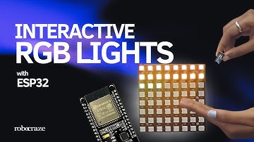 Interactive RGB Lights with ESP32 | Hand Gesture Controlled LEDs