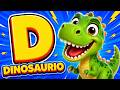 🦖 D de DINOSAURIO 🦖 | Aprende la Letra D con Animales | Abecedario para Niños 🔤✨