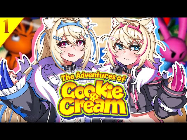 【ADVENTURES OF COOKIE & CREAM】bunnies taking on the world! 🐾のサムネイル