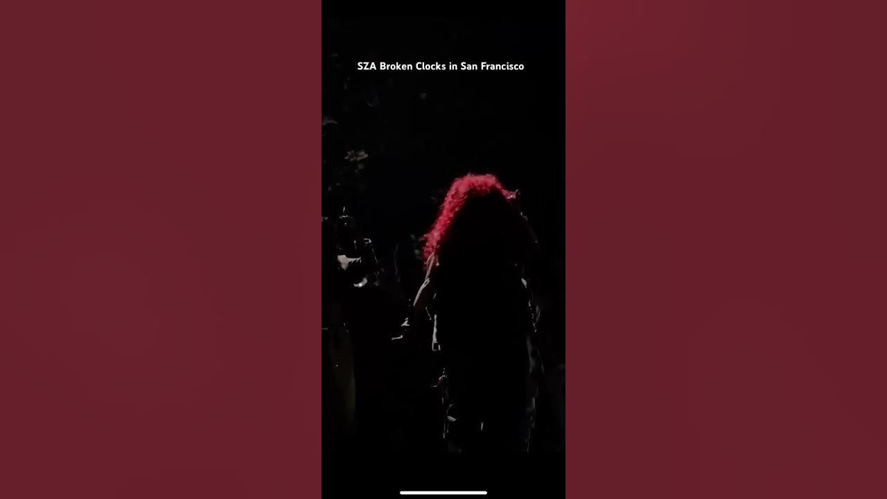 SZA “BROKEN CLOCKS” IN SAN FRANCISCO👀👀 SZA “BROKEN CLOCKS” IN SAN FRANCISCO👀👀