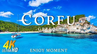 Corfu, Greece 4K Relaxation Film - Calming Piano Music - Natural Landscape - 4K Video Ultra HD