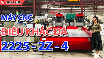 GIỚI THIỆU | MÁY CNC ĐIÊU KHẮC ĐÁ 4 ĐẦU ĐỤC 4.5KW | CNC ĐÔNG PHƯƠNG
