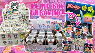 LET'S OPEN 10+ BLIND BOXES! Tokidoki Sanrio, Kirby, Disney Surprise Capsules, Aphmau MeeMeows | MMM
