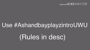 Intro contest!!! (Rules in desc)