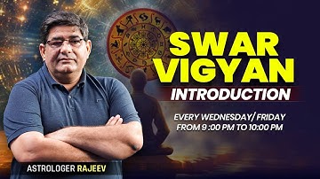 Swar Vigyan - Introduction  Learn with Astro Rajeev Arora