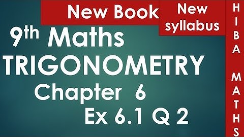 9th maths chapter 6 exercise 6.1 question 2 tn samacheer hiba maths