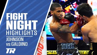 'Tiger' Johnson Slashes Galdino | FIGHT HIGHLIGHTS