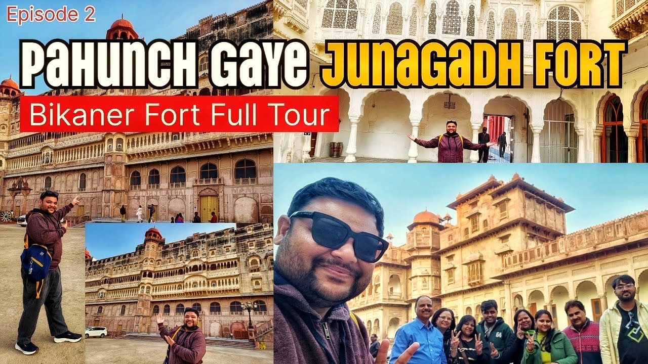 Finally Bikaner Pahunch Gaye! 🏰 Junagarh Fort Complete Tour | EP 2 | #bikanerfort #bikaner