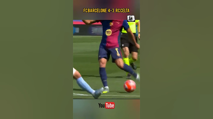 Famous goal of FC. Barcelona 4-3 RC. Celta. saturday 19 April 2025