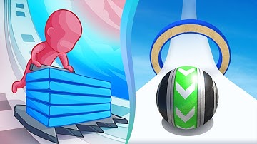 ❄ 🤎 Stack Colors Vs Sky Rolling Ball 3D in Max Level iOS,Android Gameplay Walkthrough New PV0E5YT