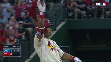 CHC@STL: Wong drives in two with ground-rule double