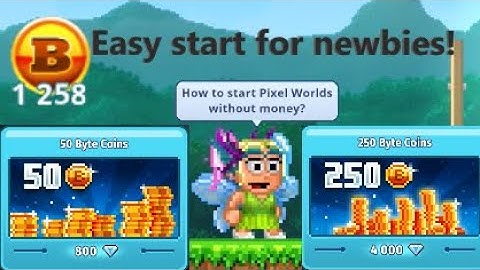 Pixel Worlds: How to start playing pw? (Easy guide for noobs, tekstitetty Suomeksi)