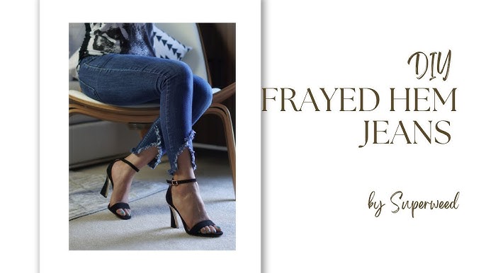 DIY: Frayed Hem Jeans - Crossroads