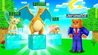 Buying INSANE Mega Pokemon In Minecraft Pixelmon Auction