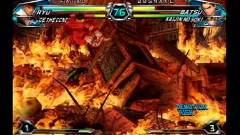 Fatal(Joe the Condor/Ryu) vs 00Snake(Batsu/Soki)