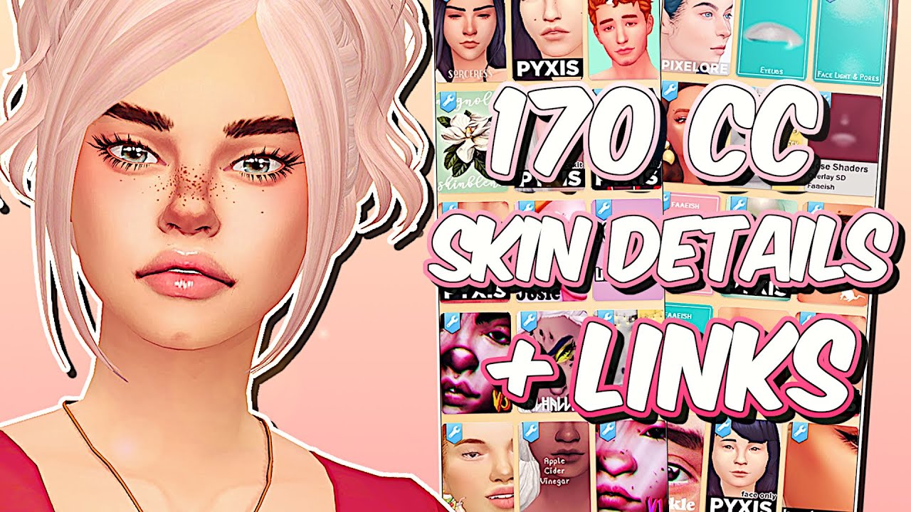 The Sims 4 | ⭐️ MAXIS MATCH SKIN DETAILS UPDATE ⭐️ | Custom Content  Showcase + Links - YouTube