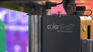 Dosing system colorDoS® - Live impression from FAKUMA