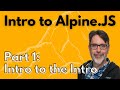 Introduction to Introduction to Alpine.js