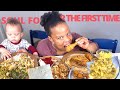 Black Wife Tries REAL Soul Food for the First Time | Southern foods