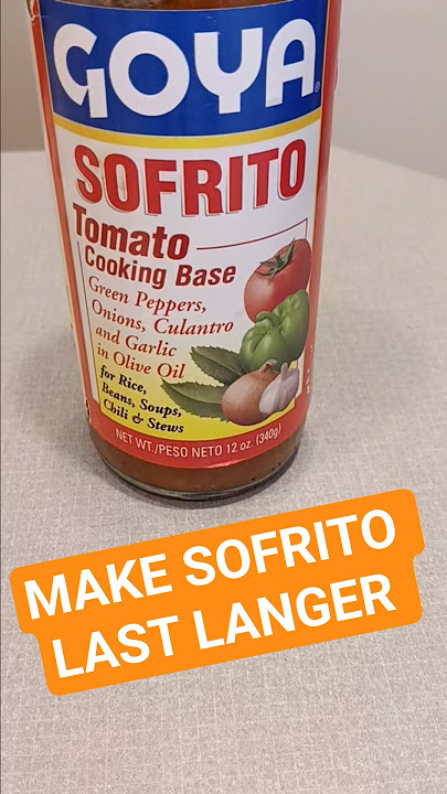 How to make Sofrito last longer/hacer que el sofrito dure más  #howto  #shortsfeed
