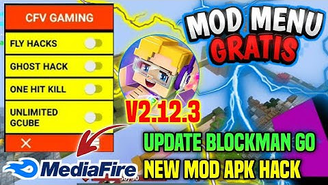 NEW UPDATE‼️BLOCKMAN GO MOD MENU 2.12.3 APK 2021 || FLY, JUMP, AUTO LOCK, UNLIMITED GCUBE WORK 100%
