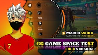 GG Game Space Macro Test in Free Fire 2026 ||GG Game space free version? || GG game space Macro work