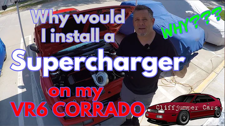 I Installed a Supercharger on my VR6 Corrado??  Part 1