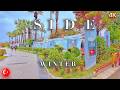 SIDE Winter Rainy Day on the Promenade 📍4K Relax Walking Tour Ambient Sound 🇹🇷 TÜRKIYE Antalya