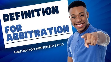 Here is the Definition of Arbitration