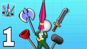 Draw Weapon 3D - Gameplay Walkthrough Part 1 All Levels (Android, iOS) New Mobile Games