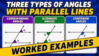 Corresponding, Alternate and Cointerior Angles (Part 2)