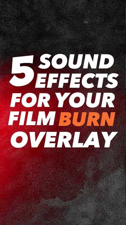 film burn overlay sound effect #sfx #soundeffects #videoeditor #editing #assets #filmburn