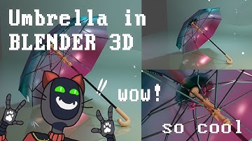 [Blender 3D] - Modeling an Umbrella