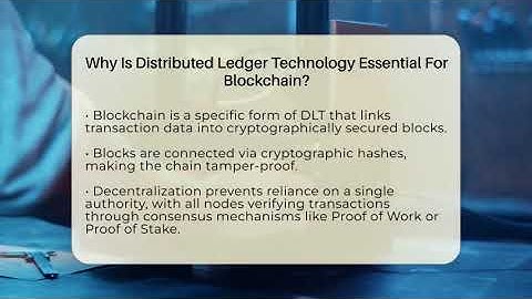 Why Is Distributed Ledger Technology Essential For Blockchain? - Talking Tech Trends