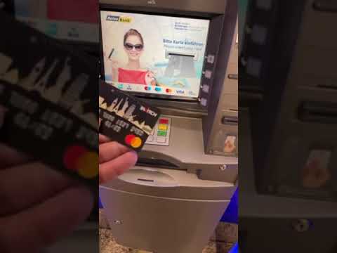 استخدمنا بطاقة سويج ماستر كارد العالمية في اجهزة الصراف الآلي في مدينة برلين عاصمة ألمانيا