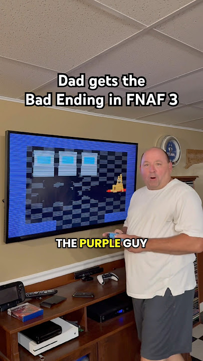 Dad gets the Bad Ending in FNAF 3! 👻